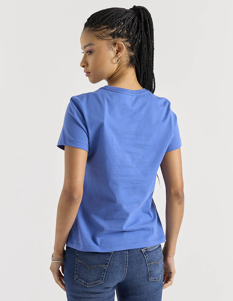 Playera manga corta Non Stop cuello redondo para mujer
