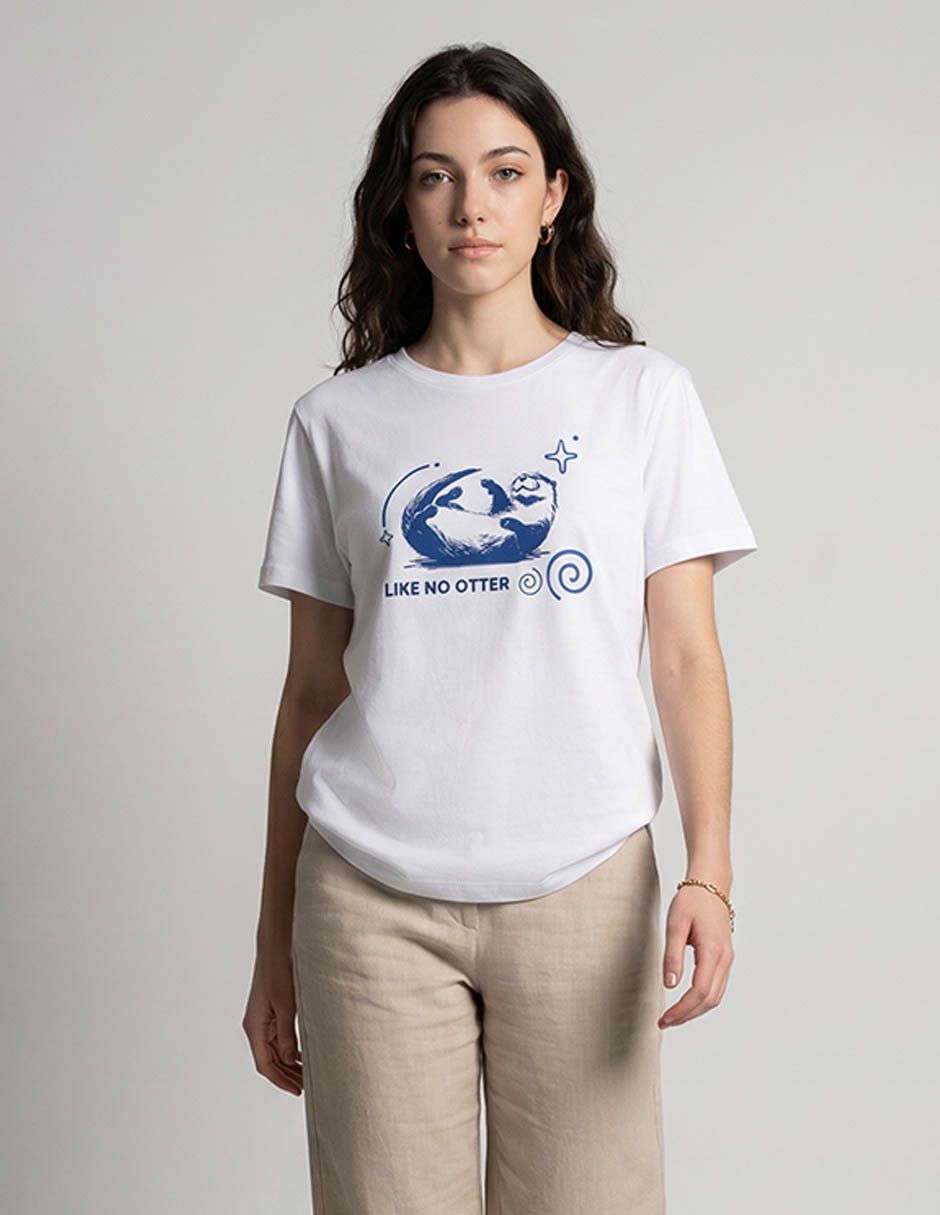 Playera manga corta Non Stop cuello redondo para mujer