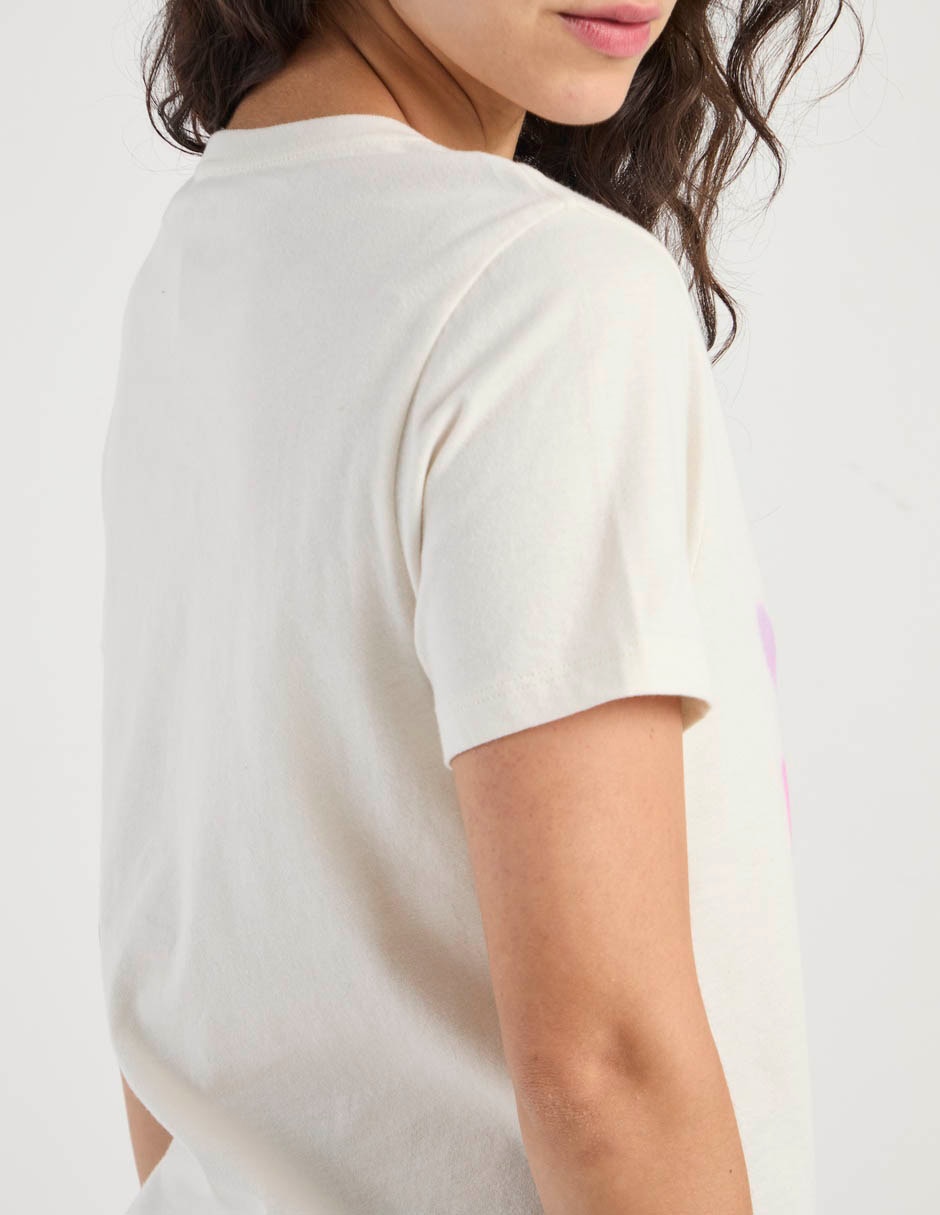 Playera manga corta cuello redondo para mujer 5