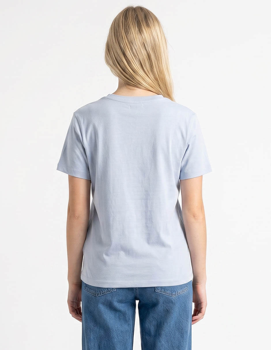 Playera manga corta Non Stop cuello redondo para mujer