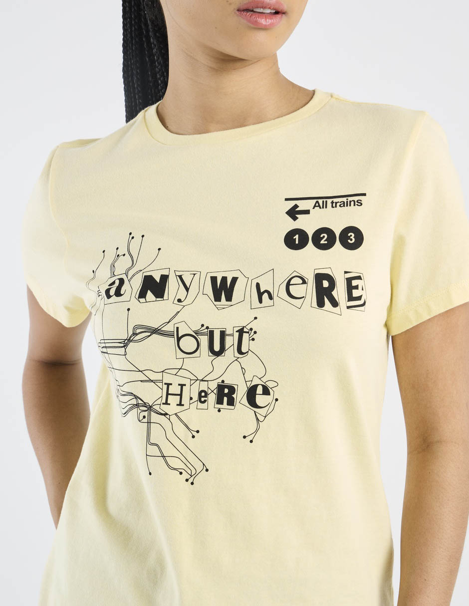 Playera manga corta cuello redondo mujer 2
