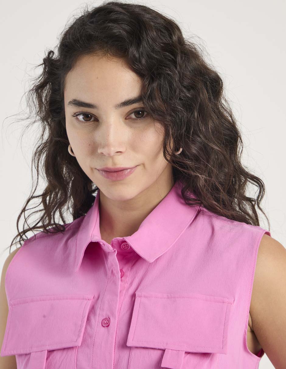 Blusa camisera Non Stop para mujer