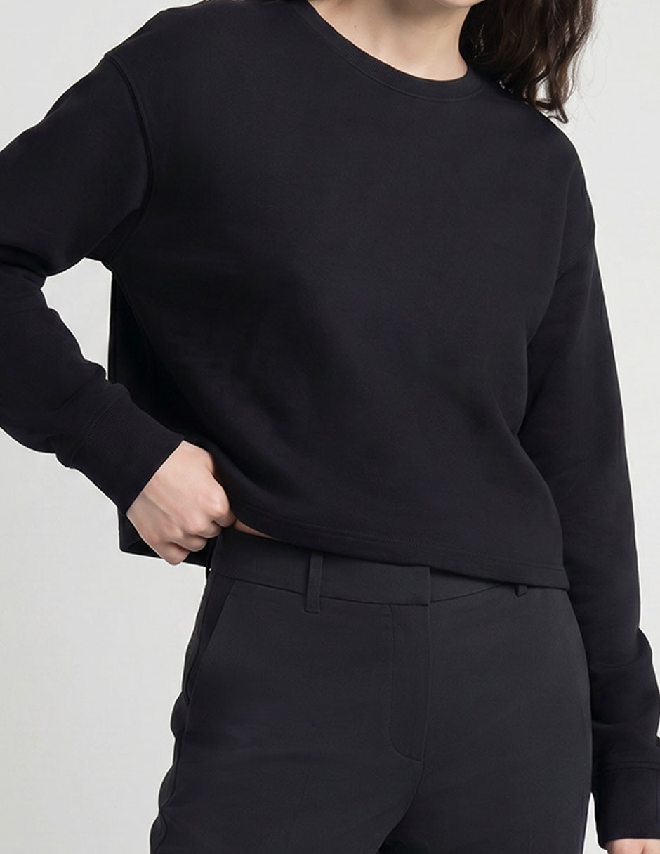 Playera manga larga Non Stop cuello redondo para mujer