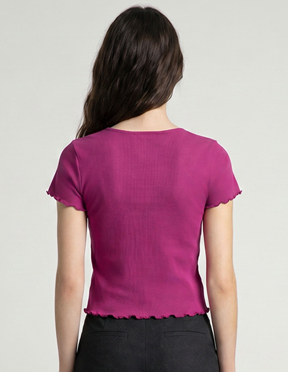 Blusa manga corta para mujer 2