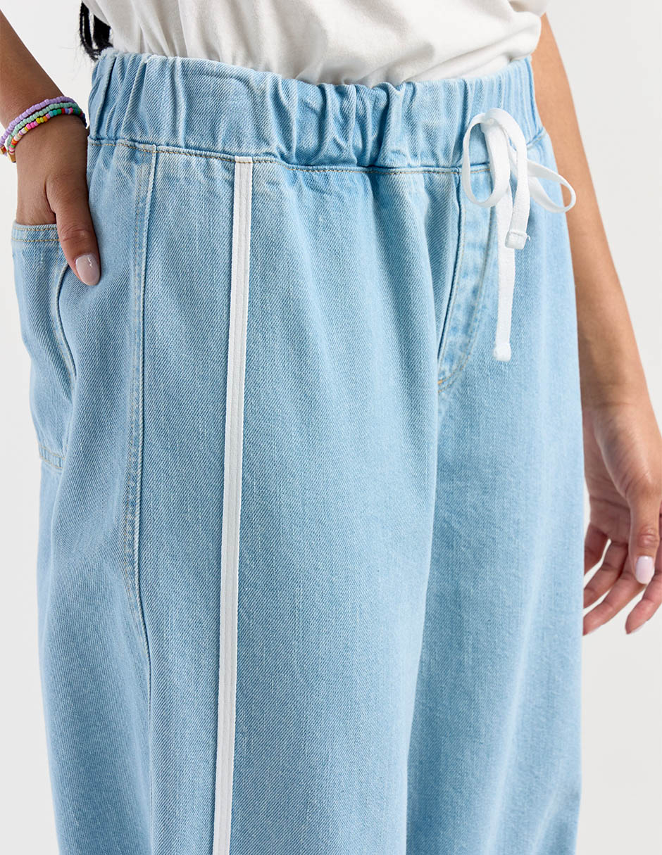 Jeans relaxed straight cintura para mujer 9