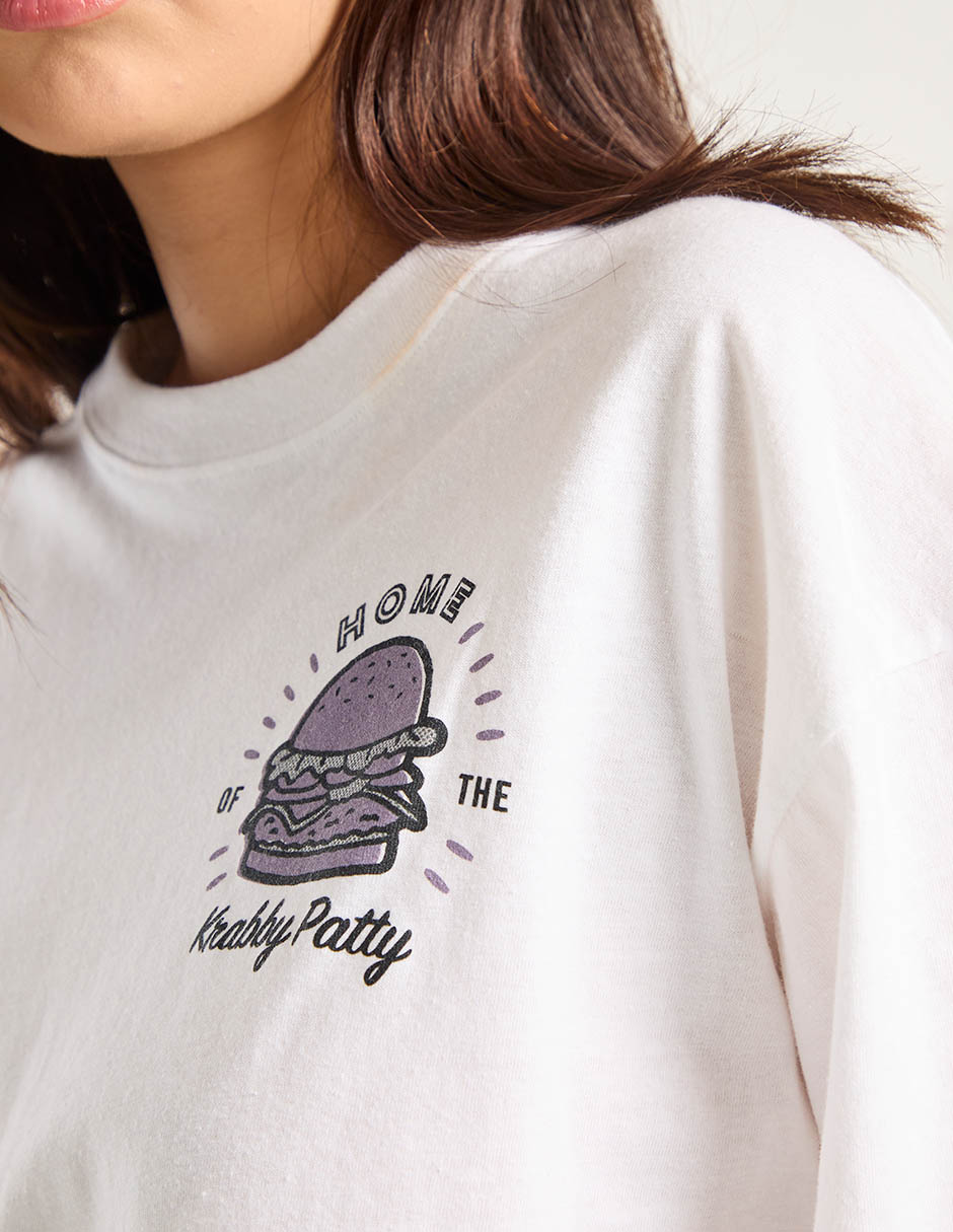 Playera manga corta Paramount Bob Esponja cuello redondo para mujer