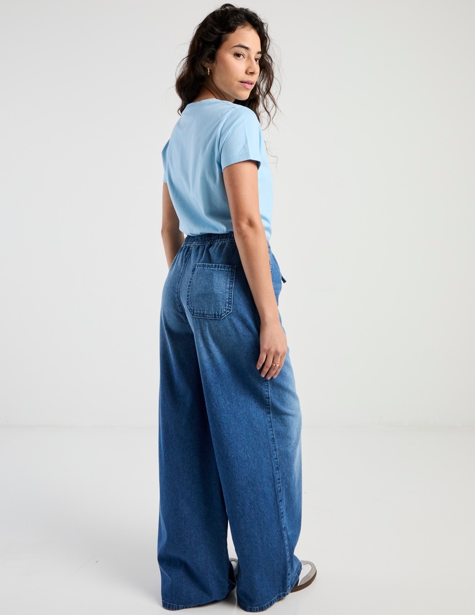 Jeans wide leg para mujer 4