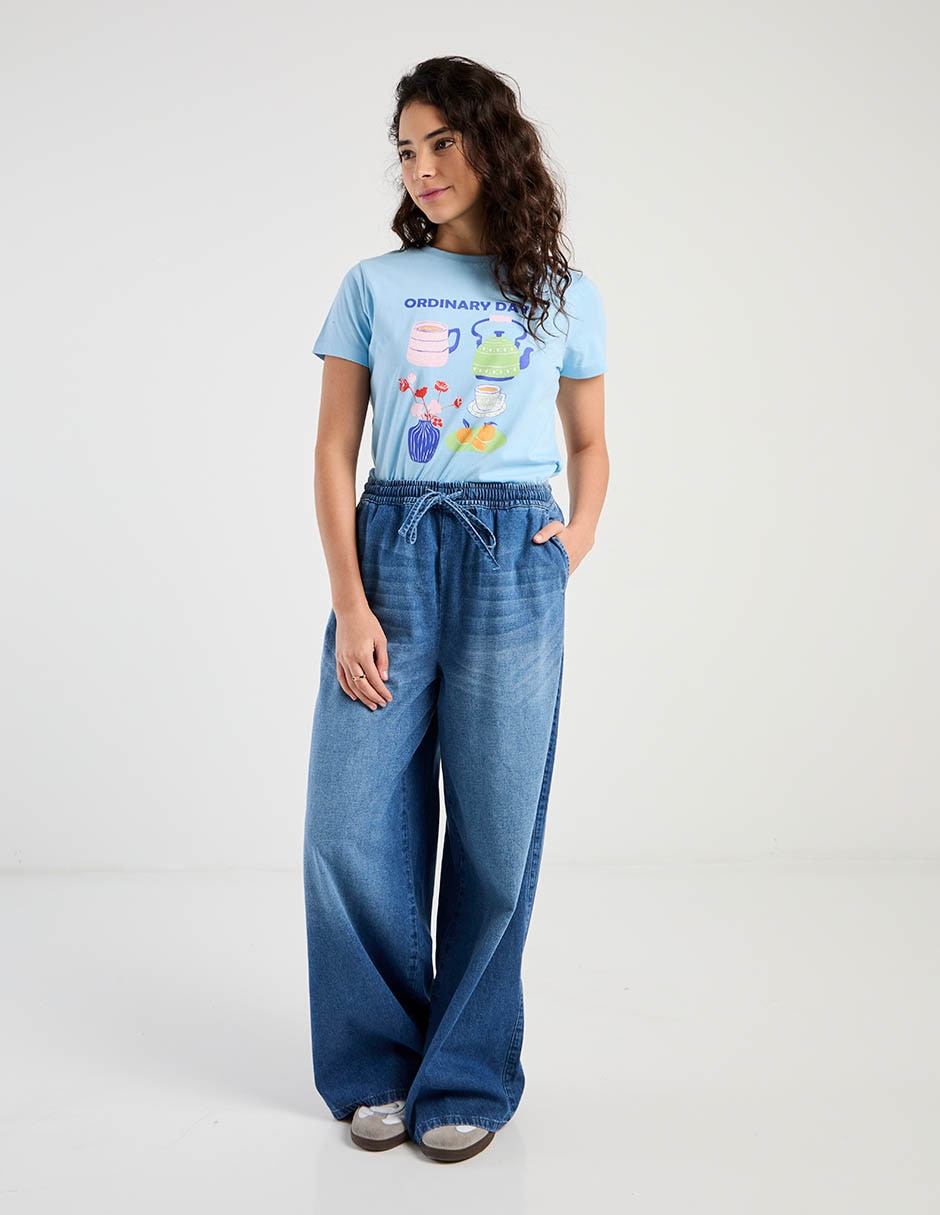 Jeans wide leg para mujer 3