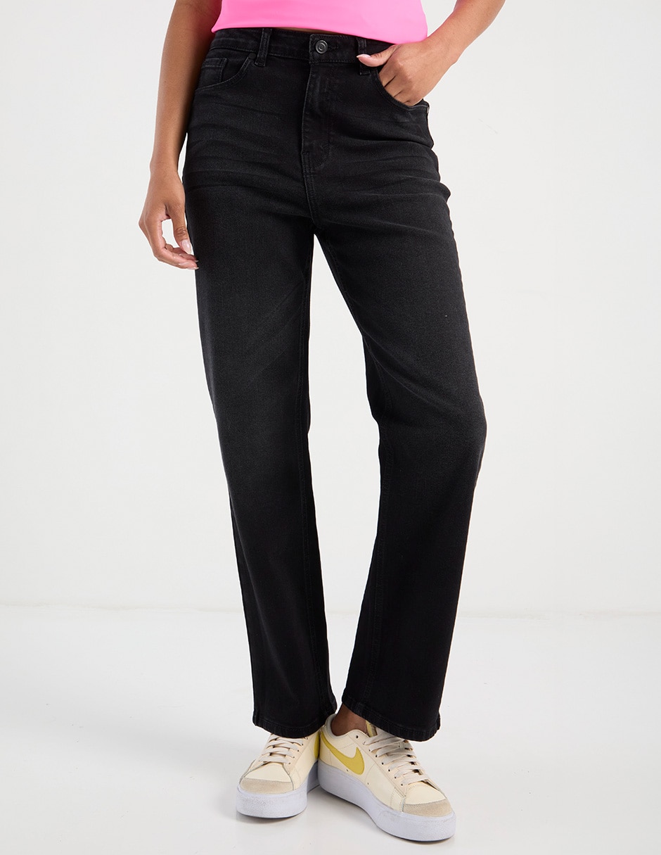 Jeans straight cintura media para mujer Jeans straight cintura media para mujer