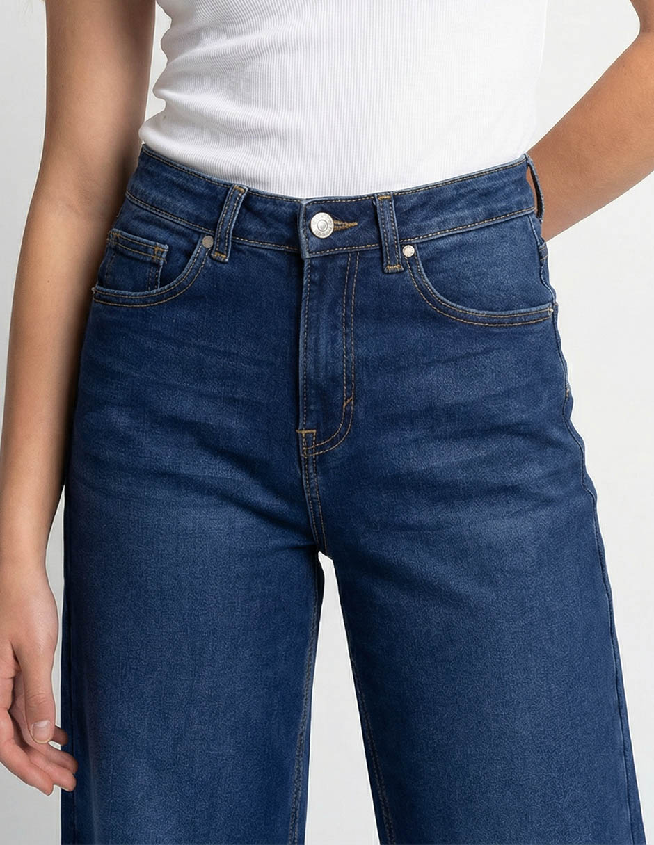Jeans relaxed straight para mujer 3