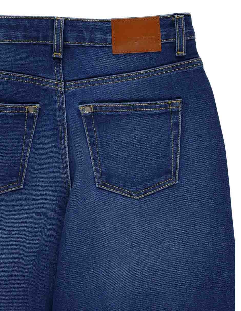 Jeans relaxed straight para mujer 6