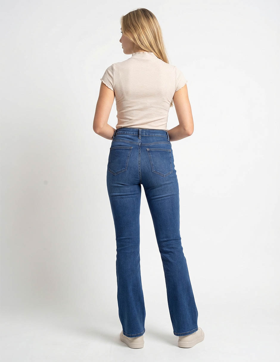 Jeans Non Stop flare con cinturón para mujer