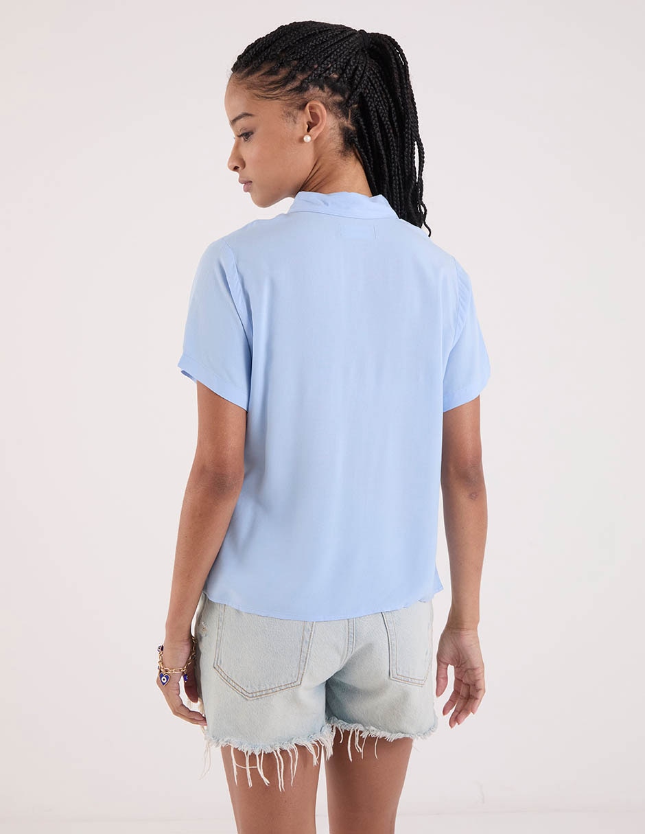 Blusa manga corta para mujer 6