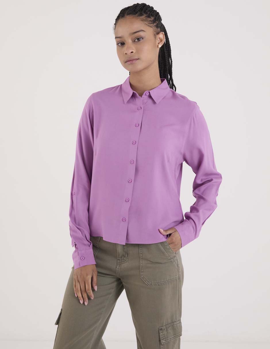 Blusa Non Stop manga larga para mujer