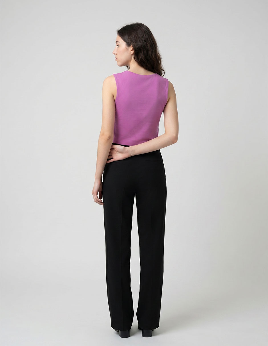 Top non stop cuello redondo