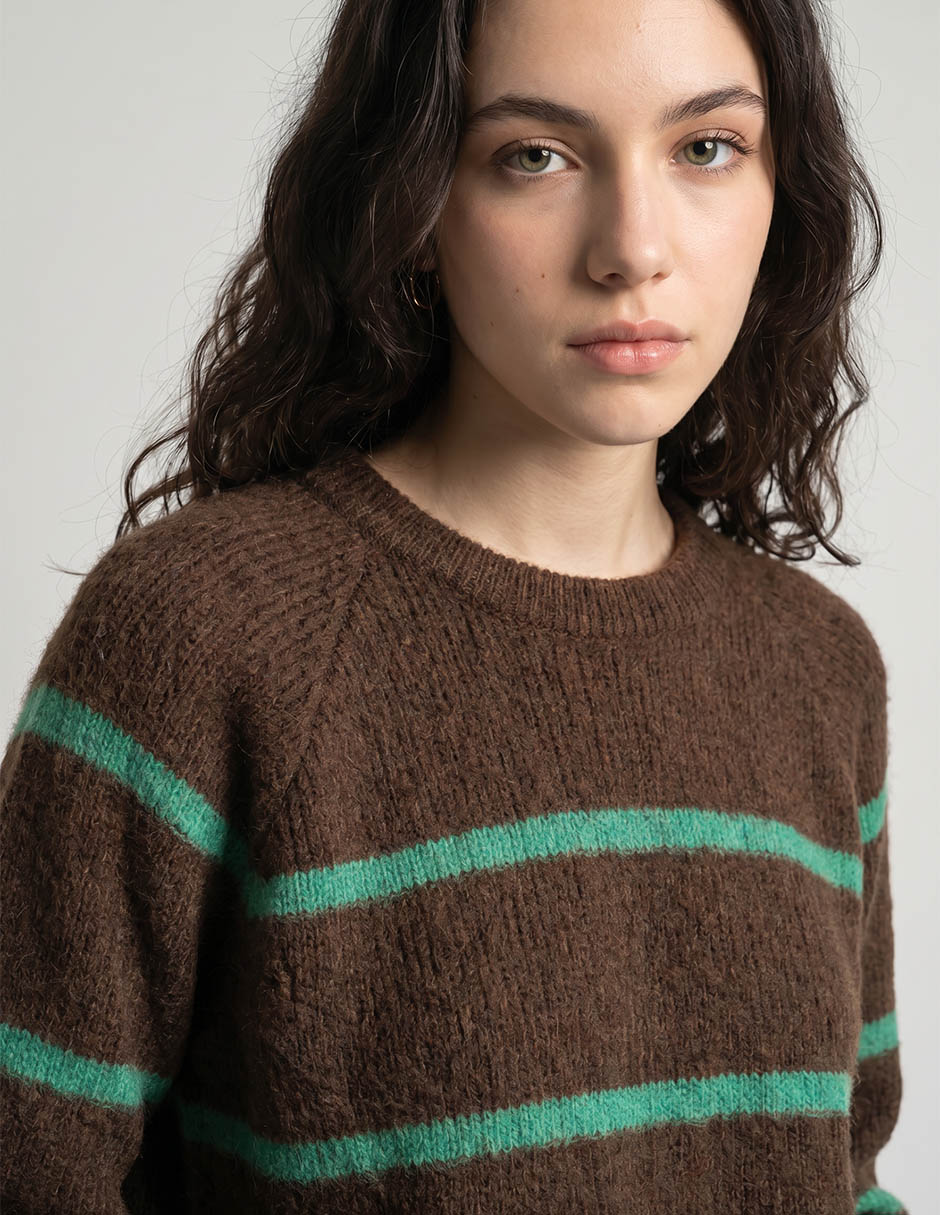 Suéter cuello redondo para mujer 3