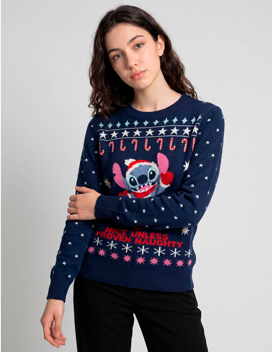 Sudadera navideña Stitch para mujer Sudadera navideña Stitch para mujer