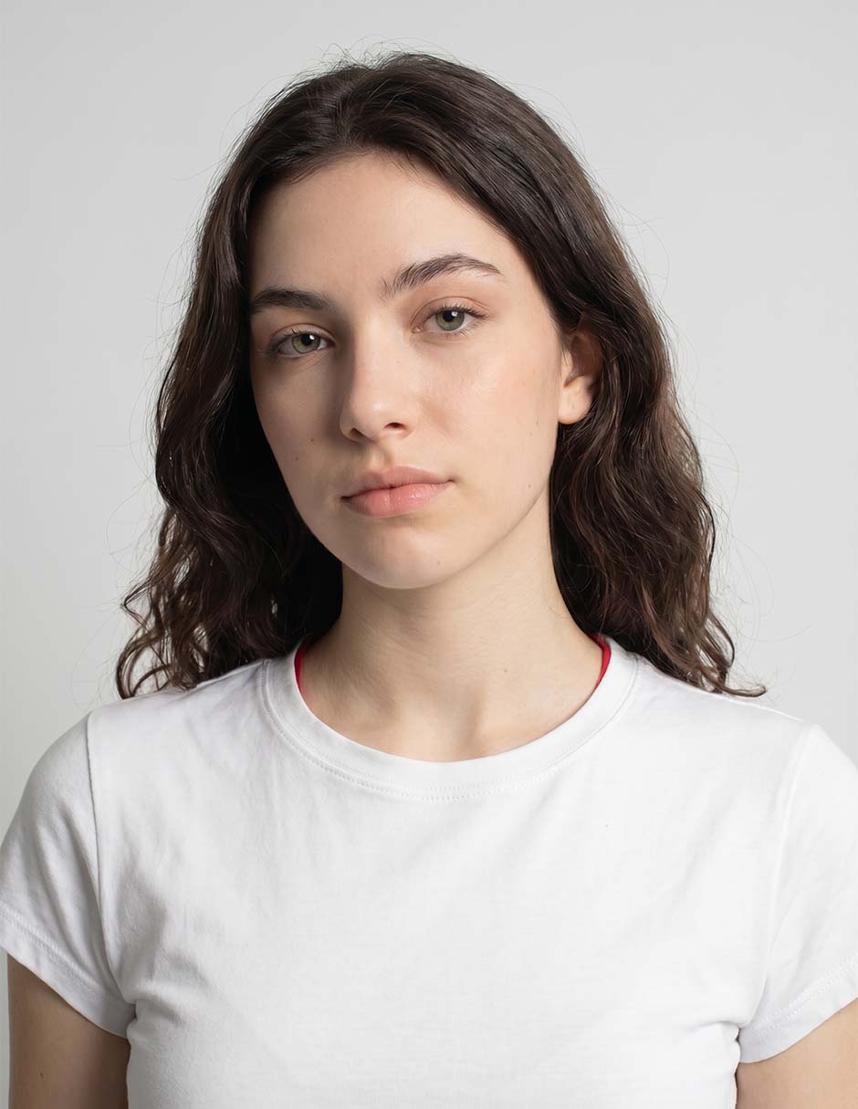 Playera manga corta cuello redondo para mujer 3