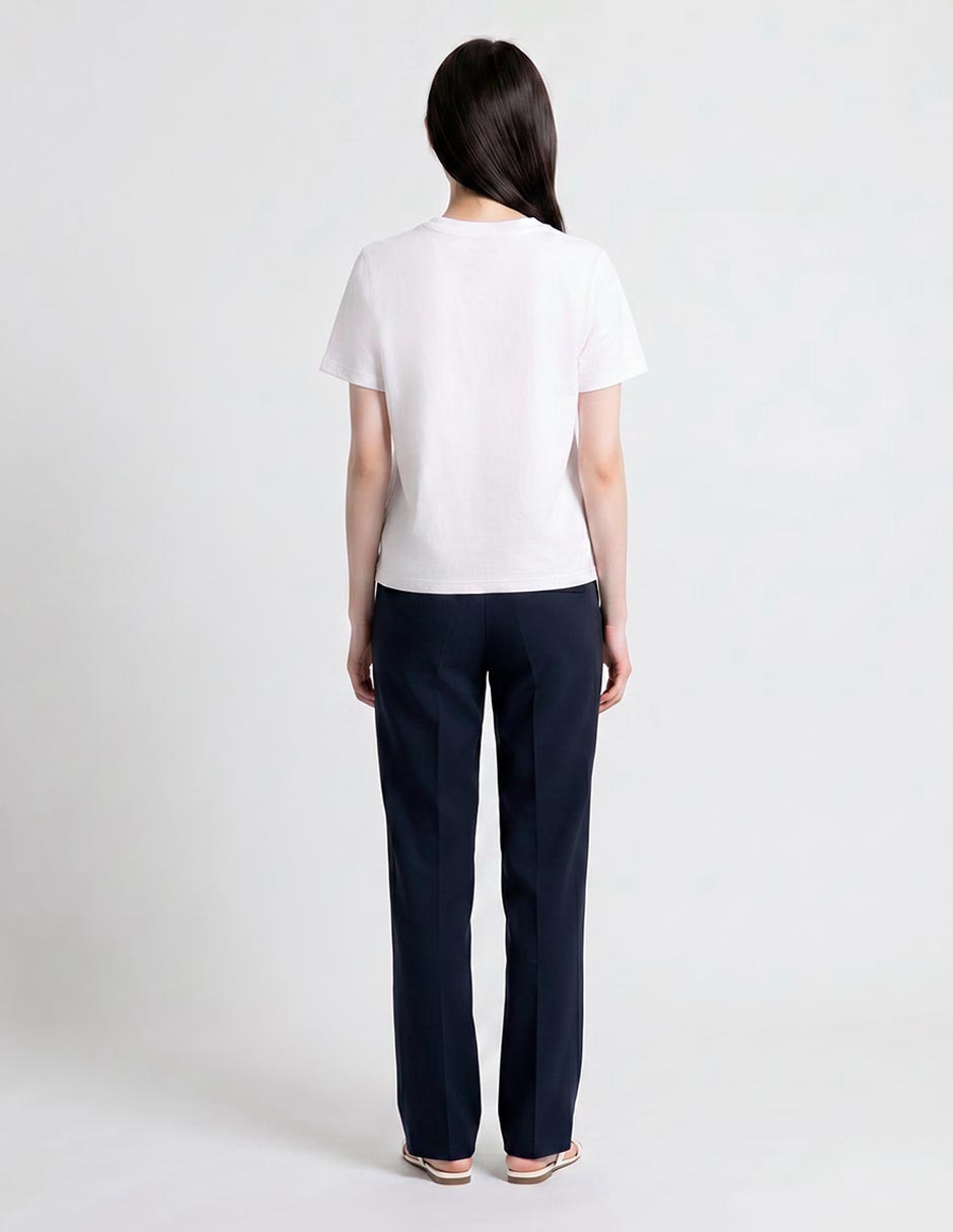 Playera cuello redondo para mujer 2