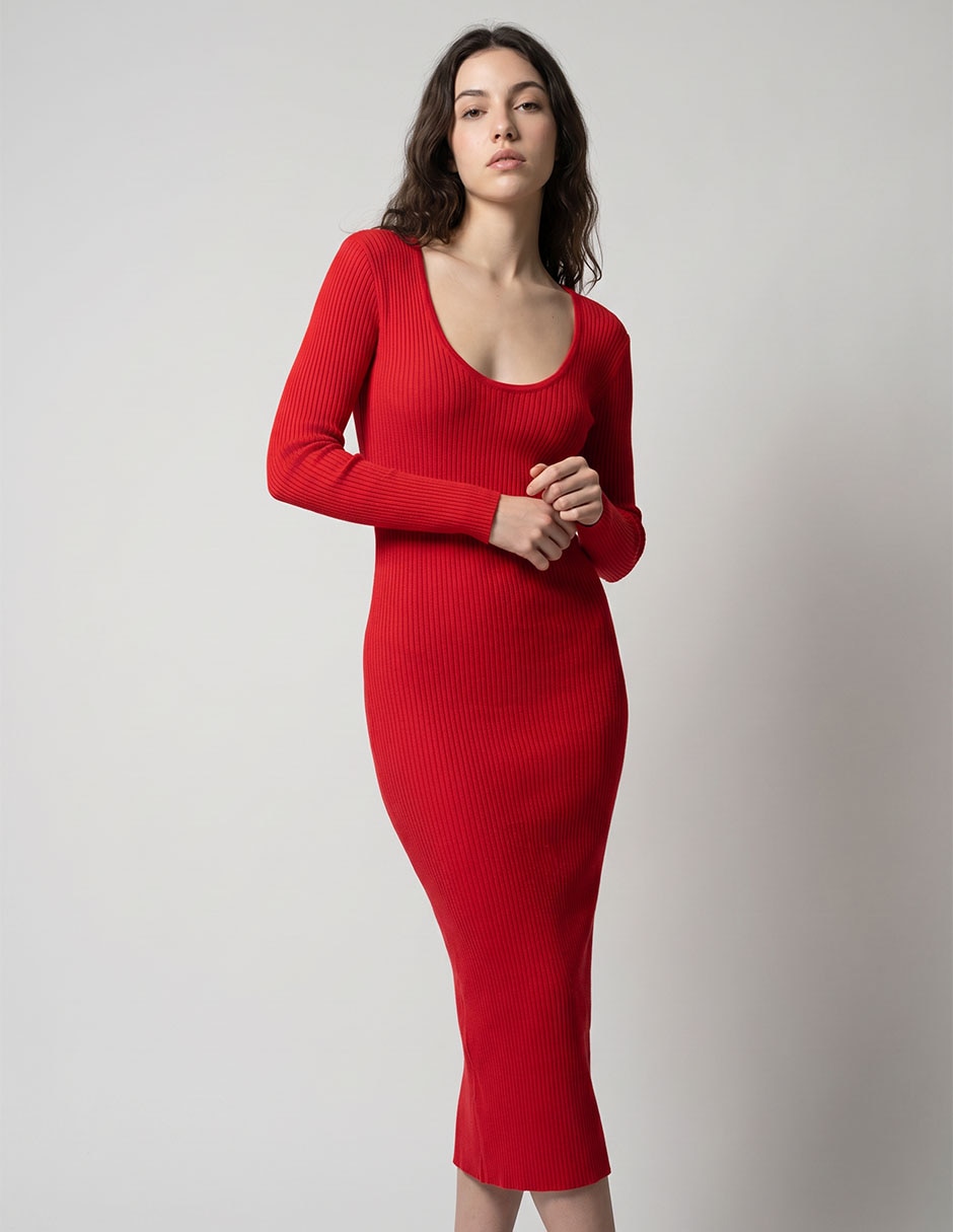 Vestido midi casual para mujer 1
