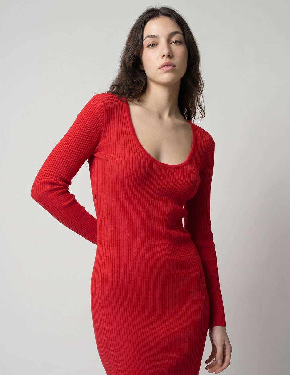 Vestido midi casual para mujer 3