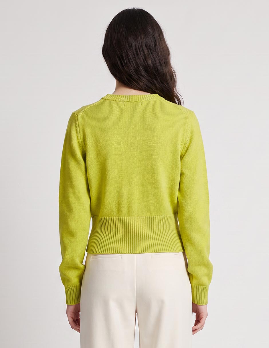 Suéter cuello redondo para mujer 3
