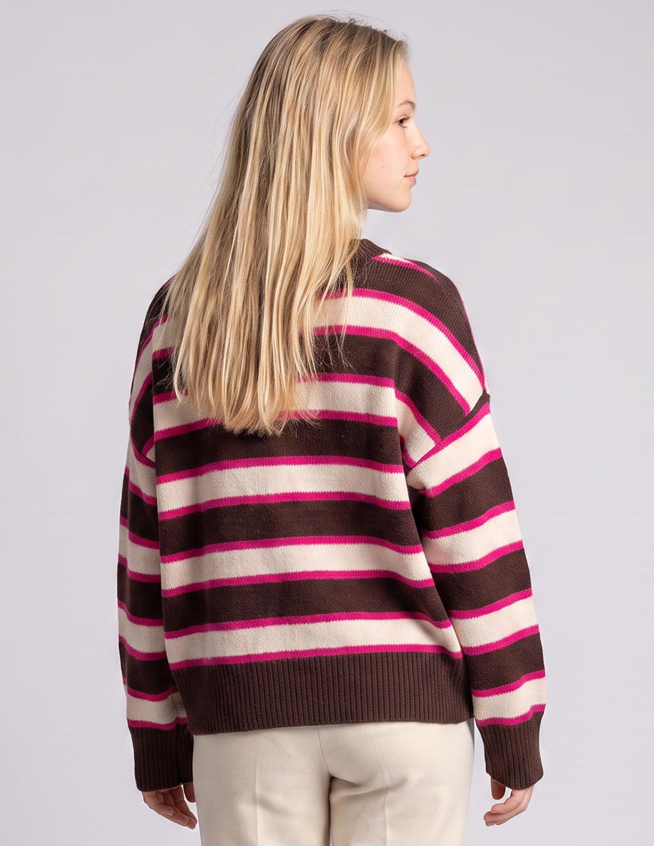 Suéter cuello redondo para mujer 3
