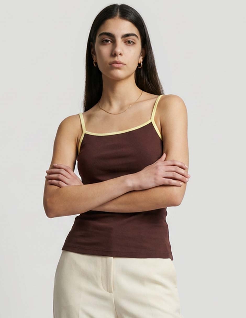 Top escote cuadrado tirante ajustable 1