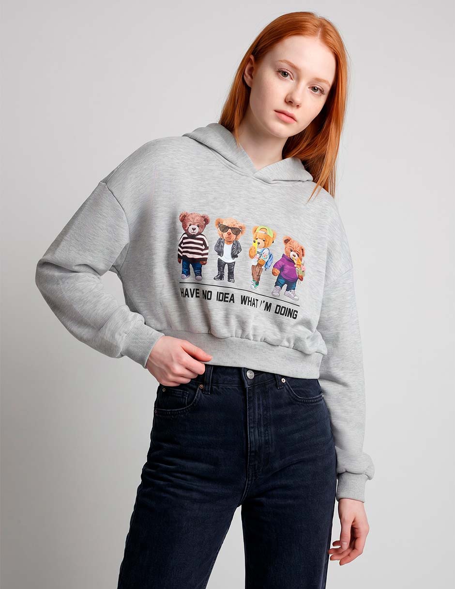 Sudadera con capucha para mujer