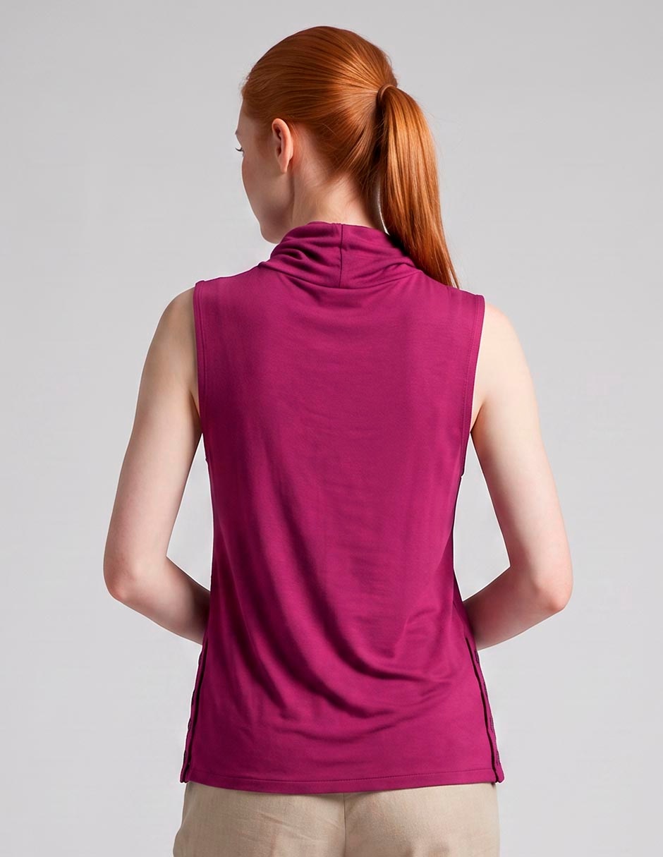Blusa sin manga para mujer 2