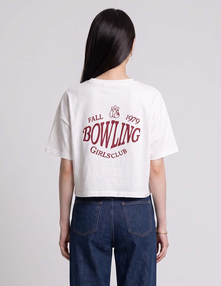 Playera manga corta cuello redondo mujer 3