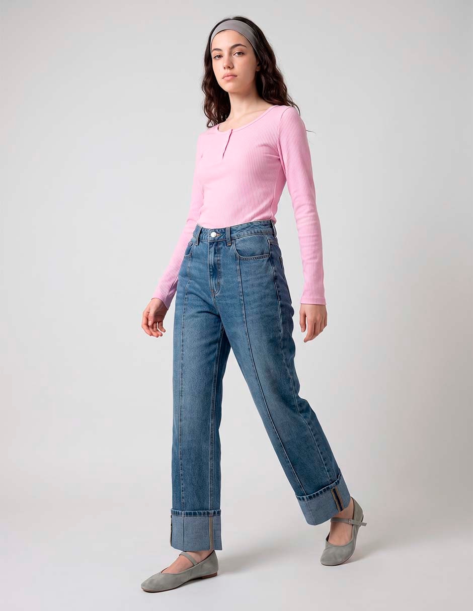Jeans barrel para mujer Jeans barrel para mujer
