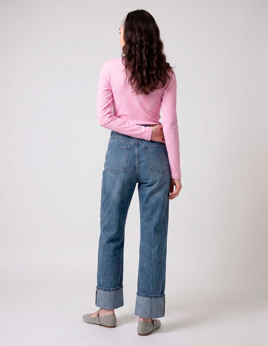 Jeans barrel para mujer 2