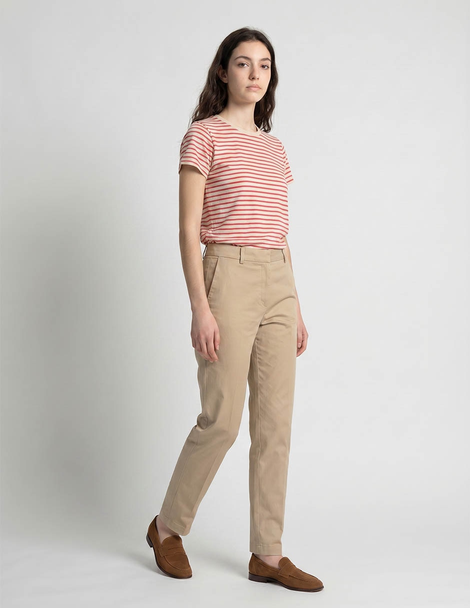 Playera manga corta cuello redondo para mujer 3