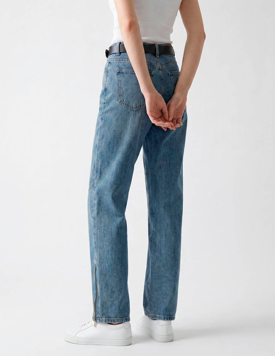 Jeans barrel non stop para mujer