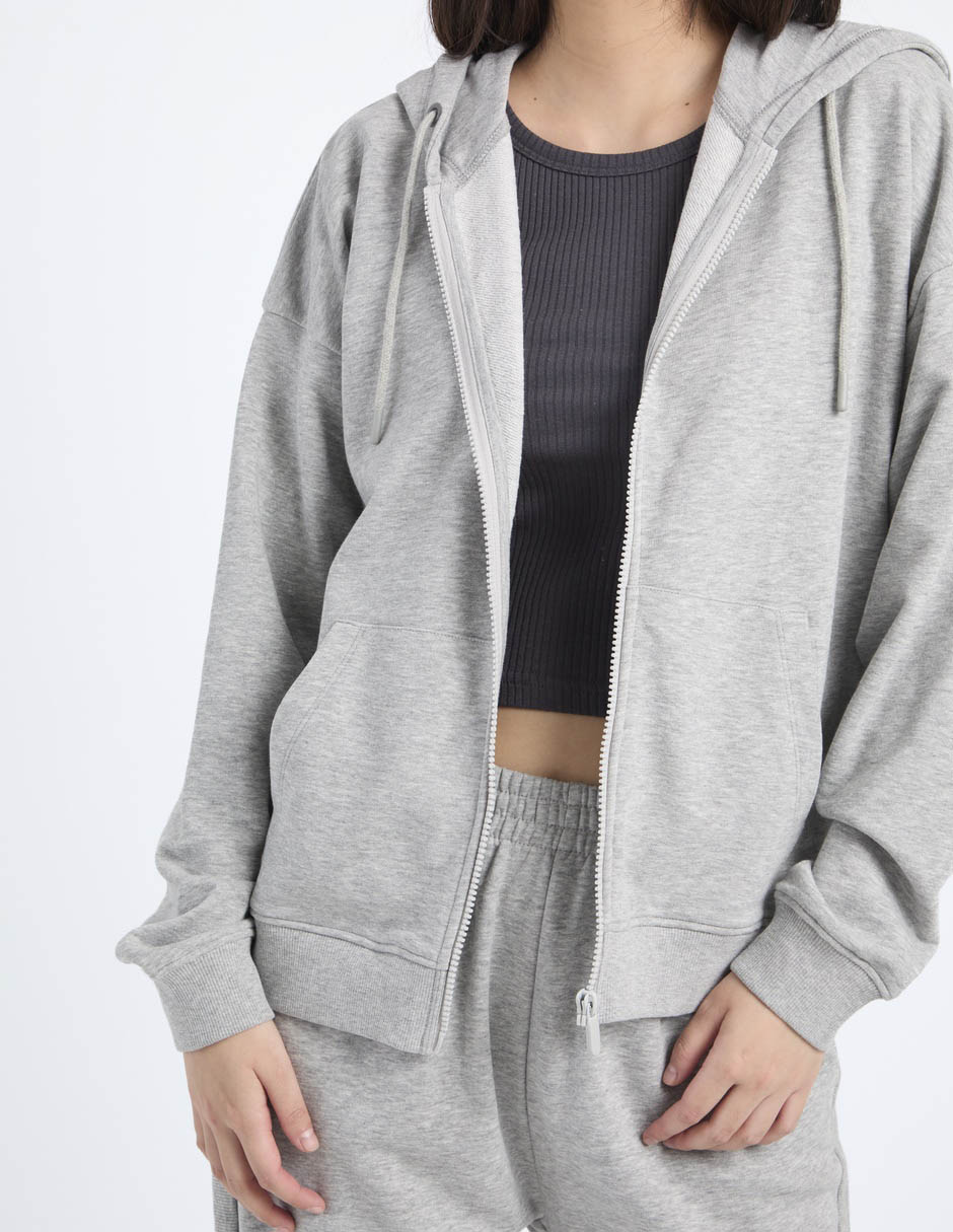 Sudadera con capucha y bolsa para mujer 2