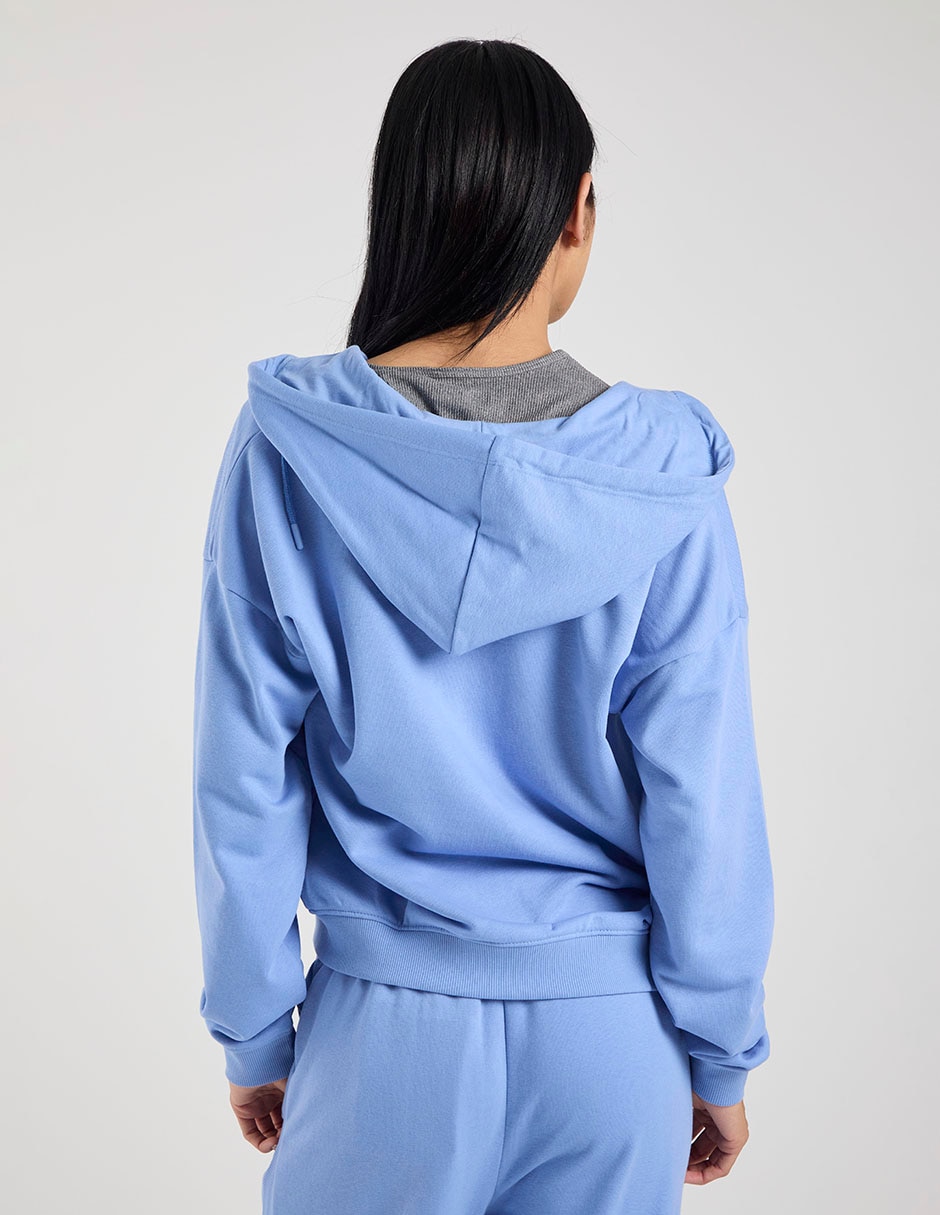 Sudadera con capucha y bolsa para mujer 5