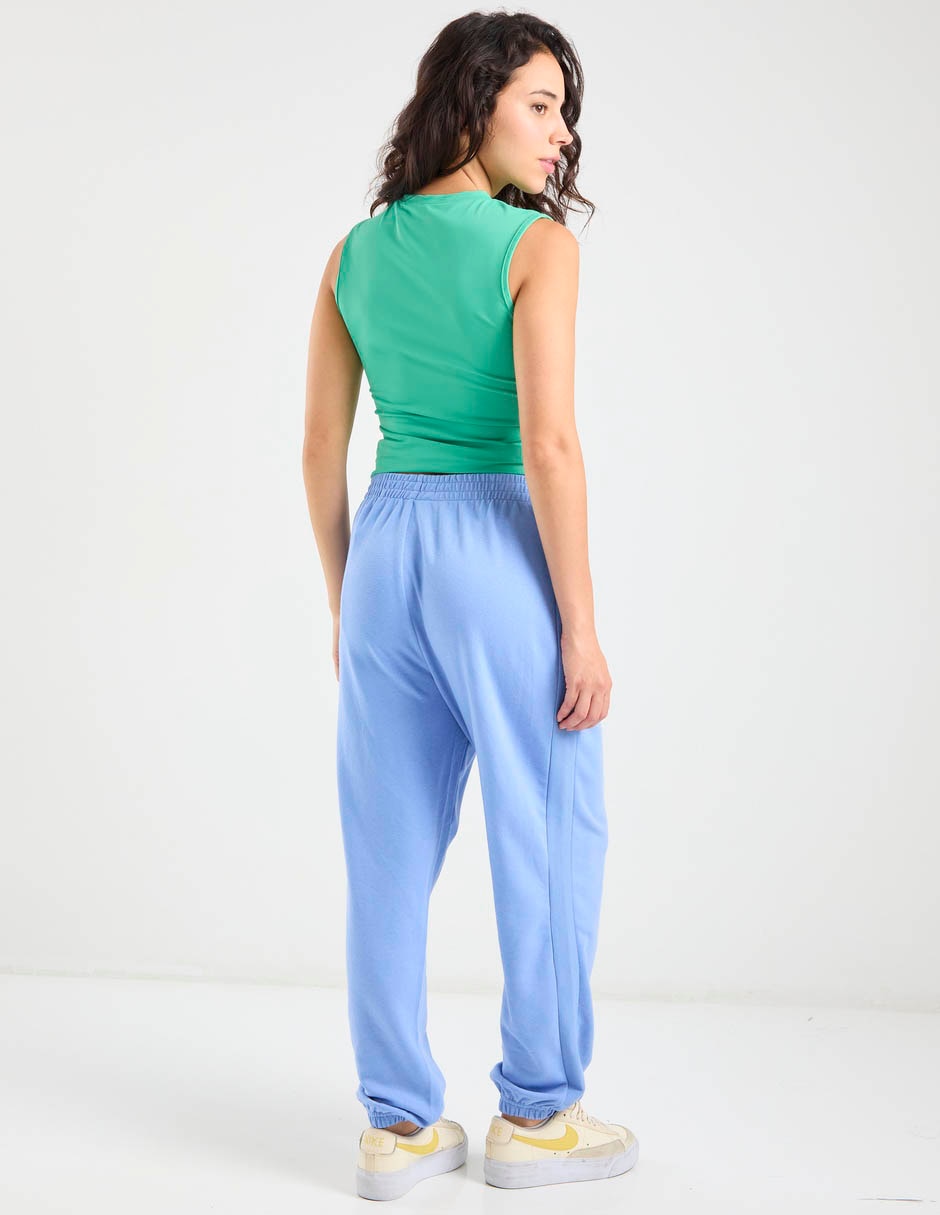 Pants regular con elástico para mujer 6