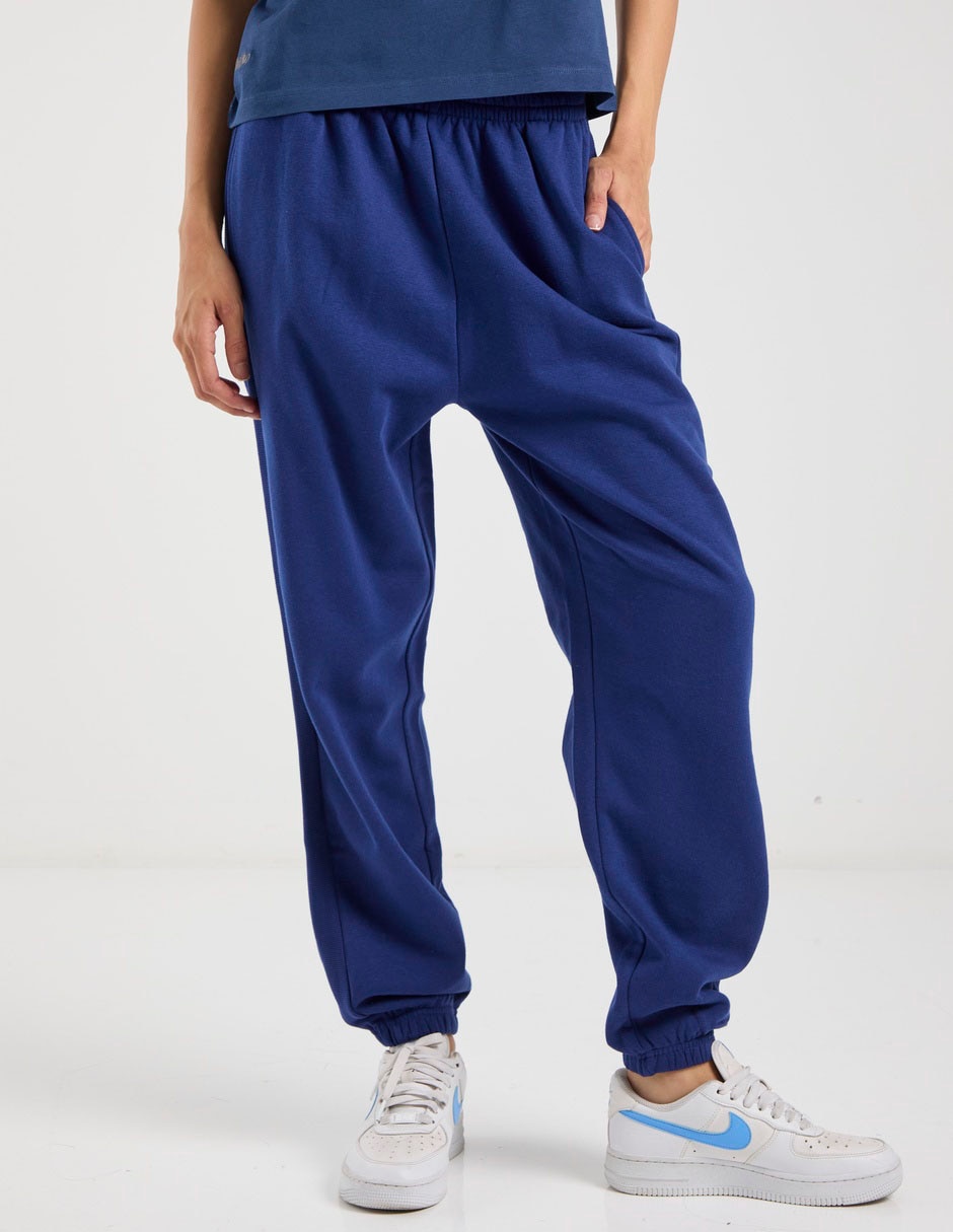 Pants regular con elástico para mujer 1