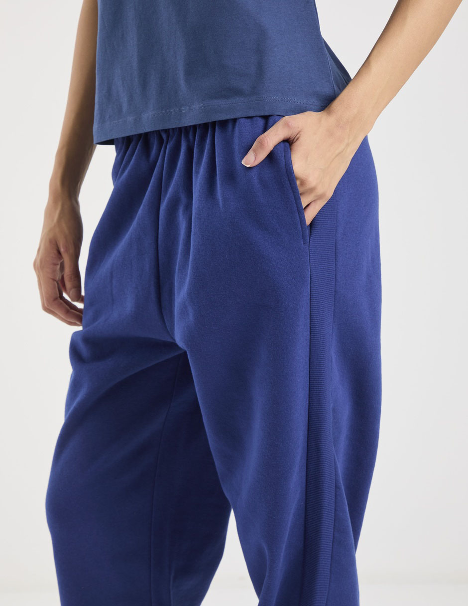 Pants regular con elástico para mujer 3