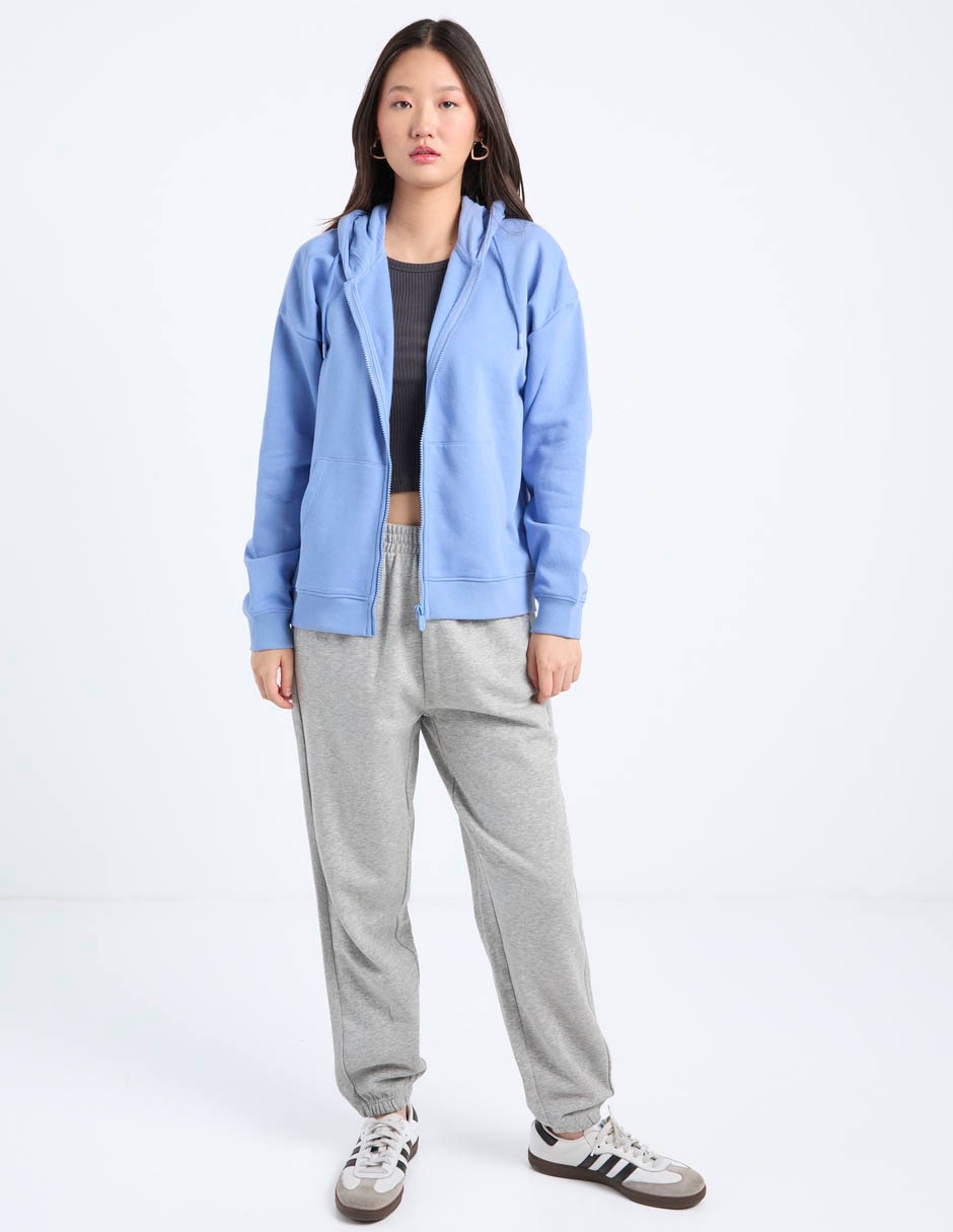 Sudadera con capucha y bolsa Non Stop para mujer