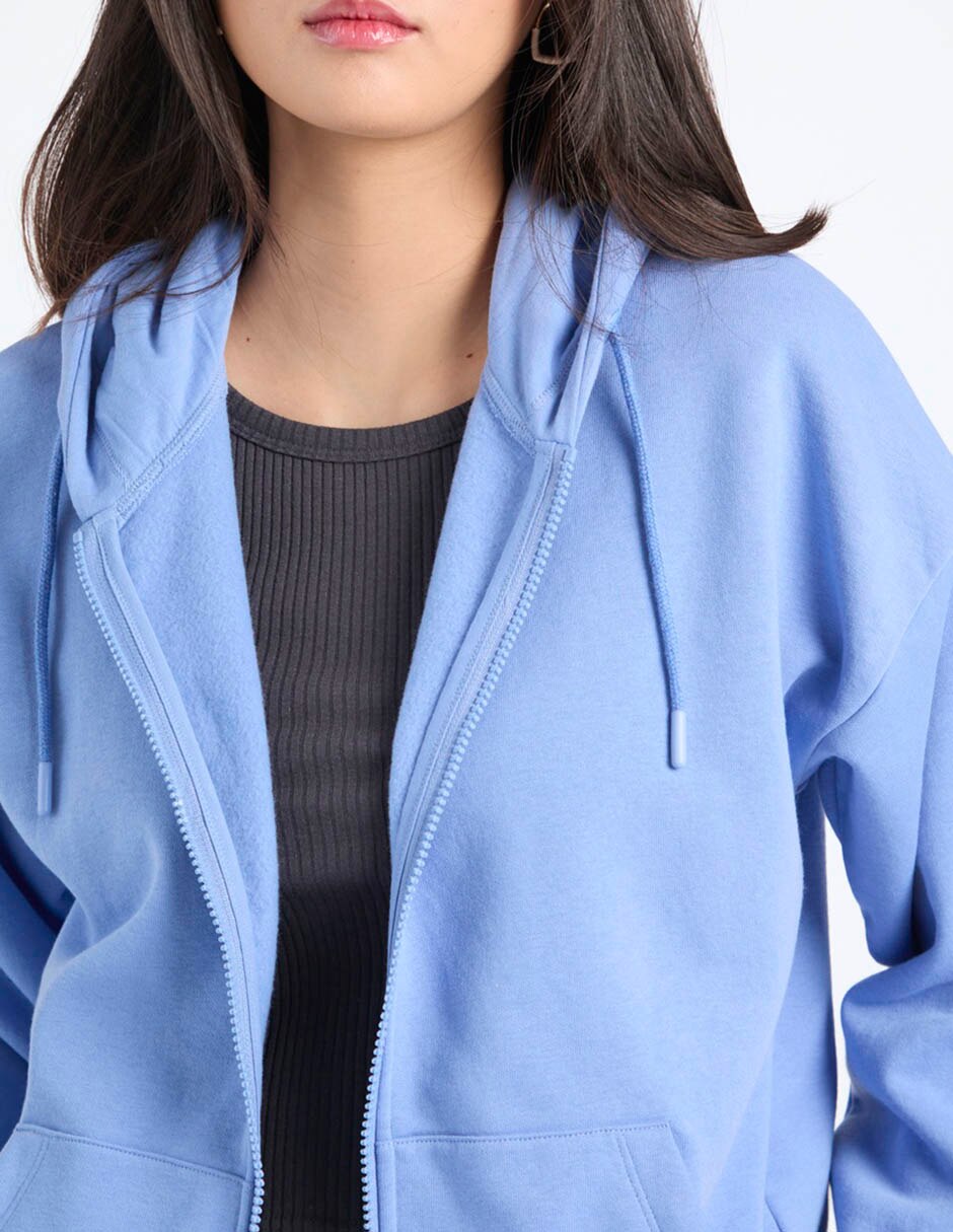Sudadera con capucha y bolsa para mujer 3