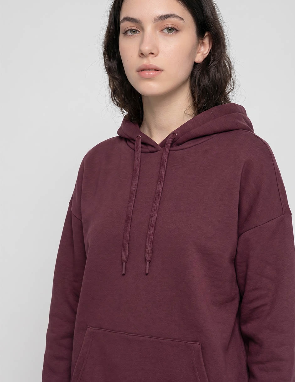Sudadera con capucha y bolsa para mujer 3