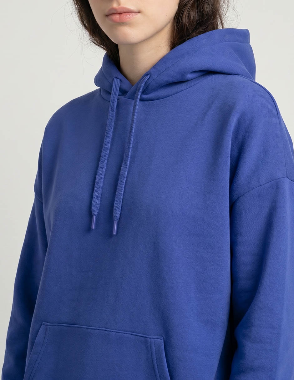 Sudadera con capucha y bolsa para mujer 2