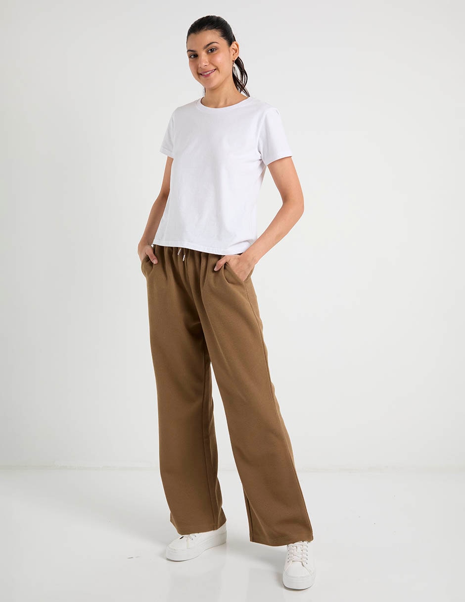 Pants relaxed Non Stop con jareta para mujer