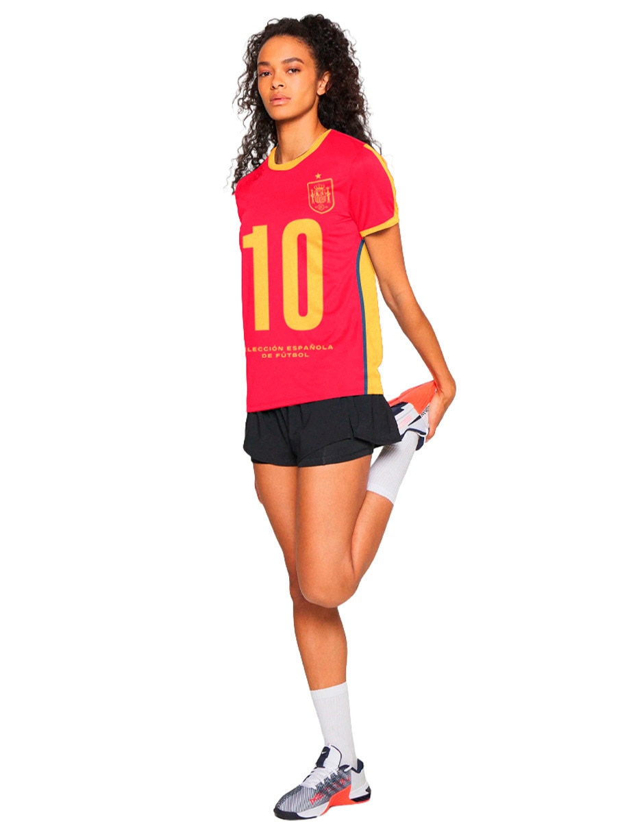 Playera manga corta cuello redondo para mujer