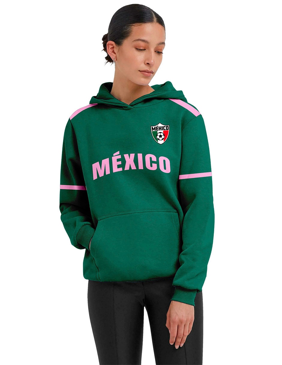 Sudadera con capucha y bolsa FMF México para mujer