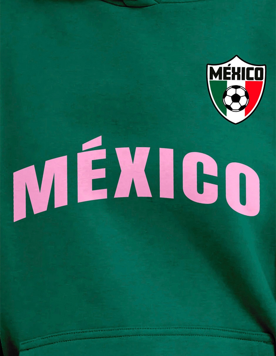 Sudadera con capucha y bolsa FMF México para mujer