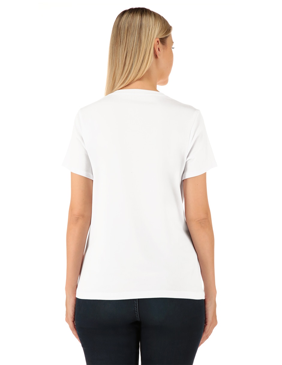 Playera manga corta Disney Dtr cuello redondo para mujer