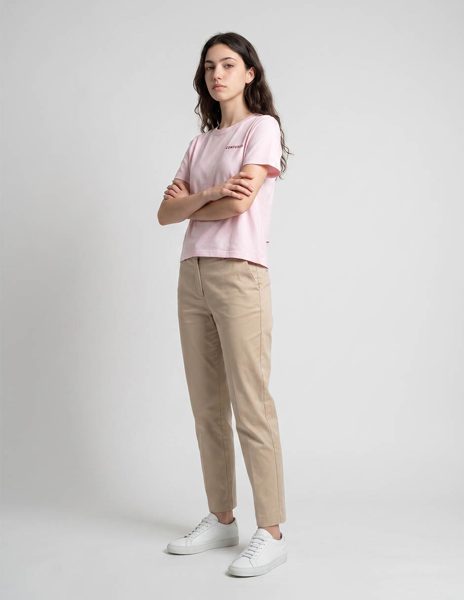 Playera cuello redondo para mujer 3